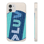 "LUV PATTERN" Less Single-Use Plastic Design #28 by © Juliana2me Biodegradable Phone Case