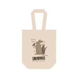 "SOME BUNNY" Less Single-Use Plastic Design # 197 by © Juliana2me Double Wine Tote Bag