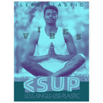 Yoga Vibes "Namaste" Less Single-use Plastic Design # 242 by Juliana2me Sticker