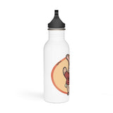 "PUMPKINS AND ACORNS" OCTOBER 2022 ART CONTEST ENTRY by Sharelen Mack Stainless Steel Water Bottle