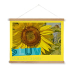 MORE LUV for EARTH Sunflower Fine Art Print with Hanger