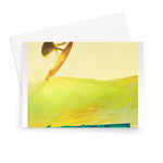 Surf Vibes "Lemon Lime in the Sunshine" less Single-Use Plastic Design #210 by © Juliana2me Greeting Card