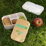 "FLATWARE" Less Single-Use Plastic Design #66 by © Juliana2me Bento Lunch Box