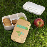 "FLATWARE" Less Single-Use Plastic Design #66 by © Juliana2me Bento Lunch Box