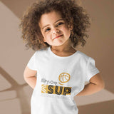 "Alley-Oop" Less Single-Use Plastic Design #48 by © Juliana2me Organic Kids T-shirt