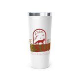 "FOX" Less Single-Use Plastic Design #82 by © Juliana2me Copper Vacuum Insulated Tumbler