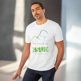 "HIKE MORE" Less Single-USe Plastic Design #130 by © Juliana2me Organic Creator T-shirt - Unisex