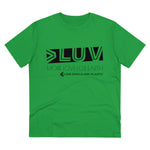 "MORE LUV FOR EARTH" Less Single-Use Plastic Design #25 by © Juliana2me Organic T-shirt - Unisex