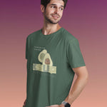 "AVOCADO" Less Single-Use Plastic Design #50 by © Juliana2me Organic Unisex T-shirt