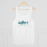 "SHARK" Less Single-Use Plastic Design #60 by © Juliana2me Men's Tank Top