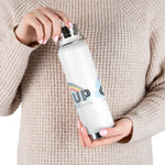 "RAINBOW CLOUD"  Less Single-Use Plastic Design #12 by ©Juliana2me 22oz Vacuum Insulated Bottle