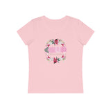 "FLOWERS IN PINK" Less Single-Use Plastic Design #59 Women's Organic T-Shirt