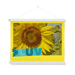 MORE LUV for EARTH Sunflower Fine Art Print with Hanger