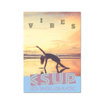 Yoga Vibes "Stretch" Less Single-use Plastic Design # 243 by Juliana2me Rolled Eco Canvas