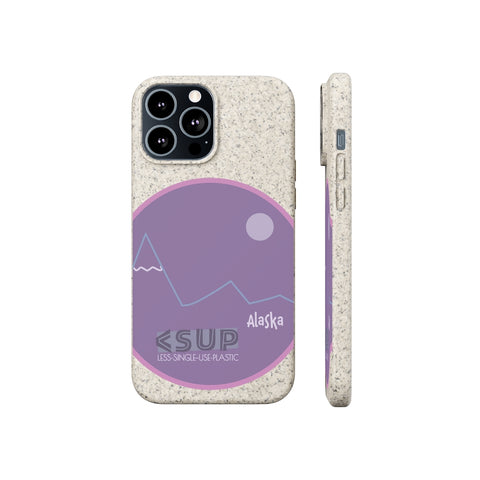 "ALASKA" Less Single-Use Plastic Design #36 by © Juliana2me Biodegradable Phone Case