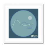 "MAINE" Less Single-Use Plastic Design # 81 Graphic Artwork  Framed & Mounted Print