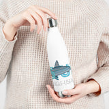 "Shark" Less Single-Use Plastic Design #60 by © Juliana2me Water Bottle