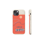 "CALIFORNIA" Less Single-Use Plastic Deisgn #37 by © Juliana2me Biodegradable Phone Case