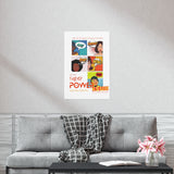 "SUPER POWER" Less Single-Use Plastic Design # 191 by © Juliana2me Premium Matte Vertical Posters