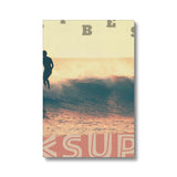 Surf Vibes "Rose Jam" Less Single-Use Plastic Design # 212 by © Juliana2me Eco Canvas