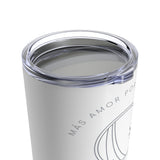 "MINOS ES MÁS" LESS SINGLE-USE PLASTIC DESIGN #87 BY © JULIANA2ME Stainless Steel Tumbler