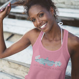 "SHARK" Less Single-Use Plastic Design #60 by © Juliana2me Women's Dreamer Tank Top