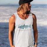 "SHARK" Less Single-Use Plastic Design #60 by © Juliana2me Men's Tank Top