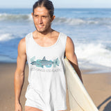 "SHARK" Less Single-Use Plastic Design #60 by © Juliana2me Men's Tank Top