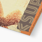 Surf Vibes "Tangerine Spring" Less Single-Use Plastic Design # 208 by © Juliana2me Eco Canvas