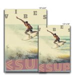 Surf Vibes "Free Refills" Less Single-Use Plastic Design # 226 Eco Canvas