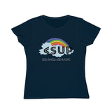 "RAINBOW CLOUD"  Less Single-Use Plastic Design #12 by © Juliana2me Organic Women's Classic T-Shirt