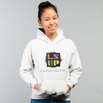 "ABSTRACT" Less Single-Use Plastic Design #64 by © Juliana2me Unisex Cruiser Hoodie