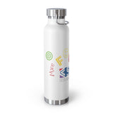 "MORE FUN" LESS SINGLE-USE PLASTIC DESIGN # 54 BY © JULIANA2ME Vacuum Insulated Bottle