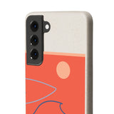 "CALIFORNIA" Less Single-Use Plastic Deisgn #37 by © Juliana2me Biodegradable Phone Case