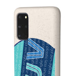 "LUV PATTERN" Less Single-Use Plastic Design #28 by © Juliana2me Biodegradable Phone Case