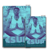 Yoga Vibes "Namaste" Less Single-use Plastic Design # 242 by Juliana2me Eco Canvas