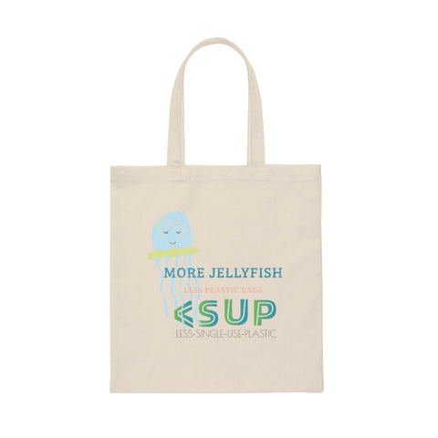 "JELLYFISH" Less Single-Use Plastic Design #78 by © Juliana2me Tote Bag