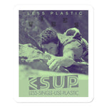 Climb Vibes "Focus" Less Single-Use Plastic Design #234 Sticker