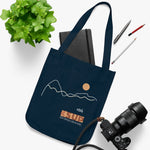 "UTAH" Less Single-Use Plastic Design #39 by © Juliana2me Organic Canvas Tote Bag