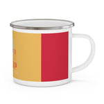 "OTTER" Less Single-Use Plastic Design #80 by © Juliana2me Enamel Camping Mug