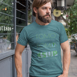 "FOMO" Less Single-Use Plastic Design #70 by © Juliana2me Unisex Organic Cotton T-shirt