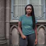 "FOMO" Less Single-Use Plastic Design #70 by © Juliana2me Unisex Organic Cotton T-shirt