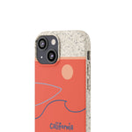 "CALIFORNIA" Less Single-Use Plastic Deisgn #37 by © Juliana2me Biodegradable Phone Case