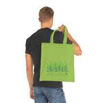 "GRASS IS GREENER" Less Single-Use Plastic Design #46 by © Juliana2me Cotton Tote