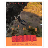 Climb Vibes "Commitment" Less Single-Use Plastic Design #229 Sticker