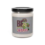 "BE YOURSELF" Bouquet-Less Single-Use Plastic Design #163 Scented Soy Candle, 9oz