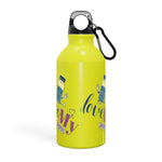 "LOVE MY WATER BOTTLE"  Less Single-Use Plastic Design #186 by © Juliana2me Oregon Sport Bottle