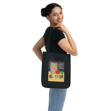 "BROWN BAG LUNCH" Design #15 by © Juliana2me Organic Canvas Tote Bag