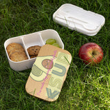 "AVOCADO" LESS SINGLE-USE PLASTIC DESIGN #50 BY © JULIANA2ME Bento Lunch Box