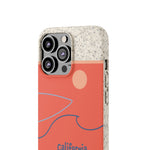 "CALIFORNIA" Less Single-Use Plastic Deisgn #37 by © Juliana2me Biodegradable Phone Case